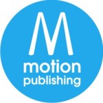 logo motion publishing biru
